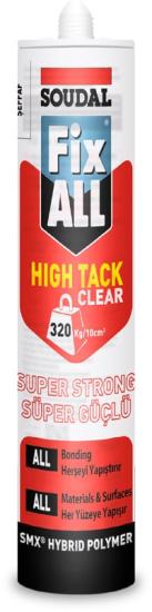 SOUDAL Fix ALL High Tack Şeffaf 290ML